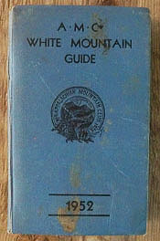 amc white mountain guide book 1952 14th fourteenth edition