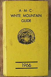 amc white mountain guide book 1966 eighteenth 18th edition