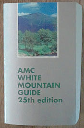 amc white mountain guide book 1992 25th edition
